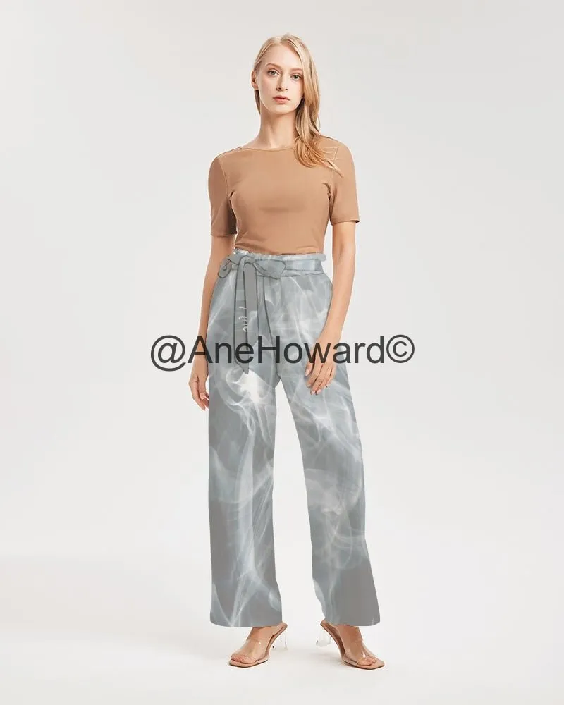 Dark Smoke Women's High-Rise Wide Leg Pants