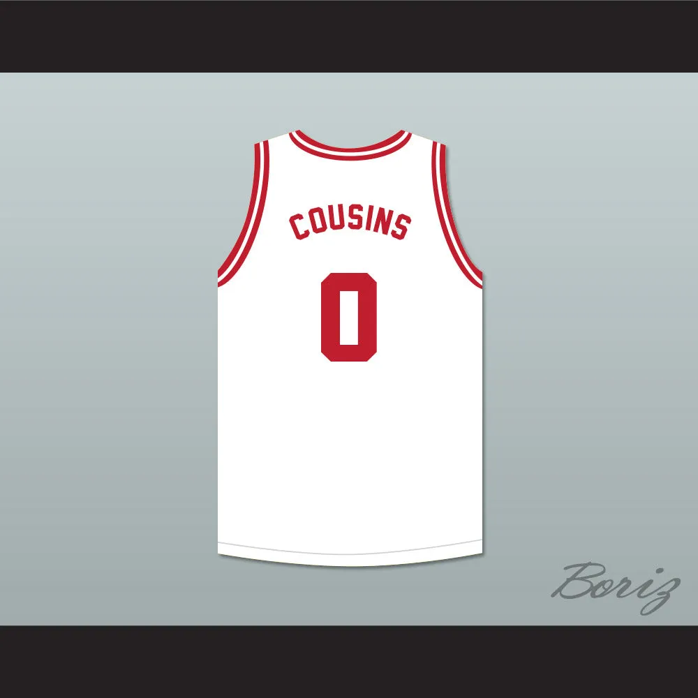 DeMarcus Cousins 0 Tijuana Piranhas White Basketball Jersey Mexican Expansion Team