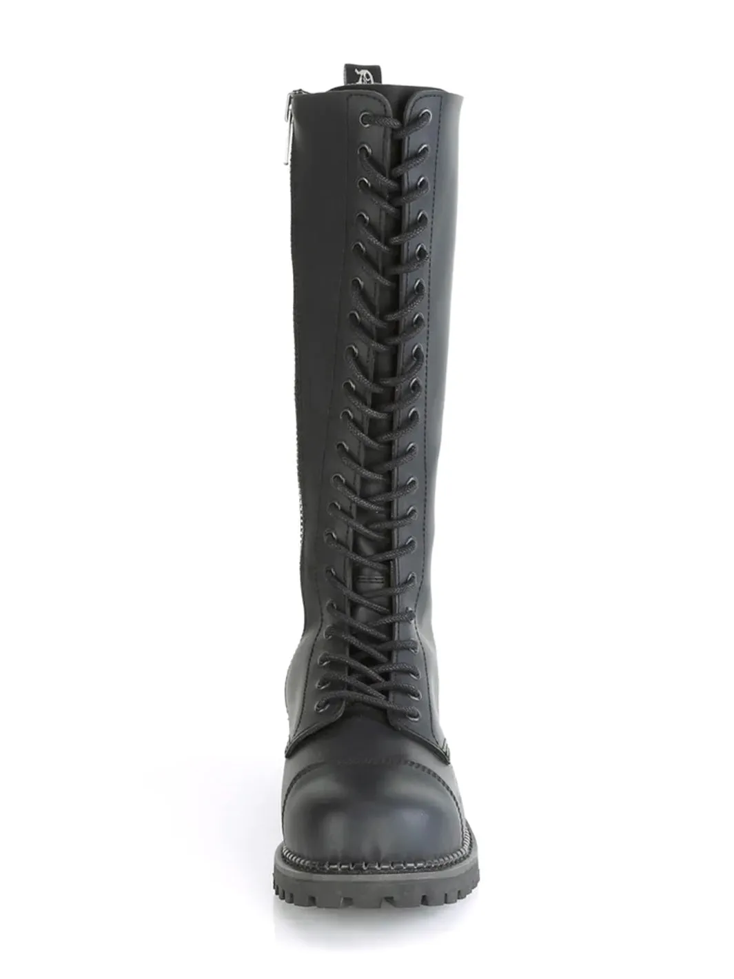 DEMONIA RIOT-20 - BLACK VEGAN LEATHER ✰ PRE ORDER ✰