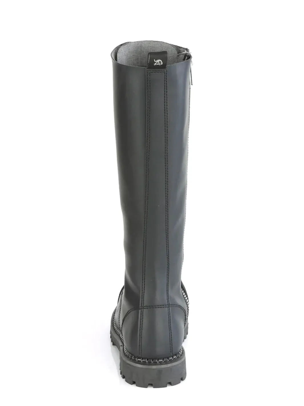 DEMONIA RIOT-20 - BLACK VEGAN LEATHER ✰ PRE ORDER ✰