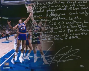 Dennis Rodman Detroit Pistons Signed 16x20 Photo w/ Hand Written Story Fanatics