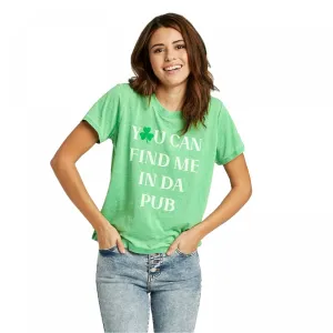 Doe Women's St. Patrick's Day You Can Find Me In The Pub Short Sleeve T-Shirt