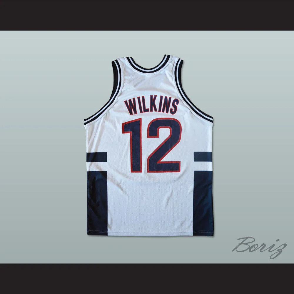 Dominique Wilkins 12 Team System Computers Software Basketball Jersey