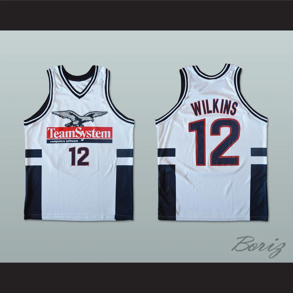Dominique Wilkins 12 Team System Computers Software Basketball Jersey