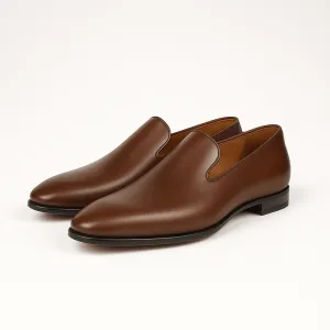 Domoir | Classic Plain Leather Loafers