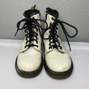 Dr. Marten White Lace Up Boots