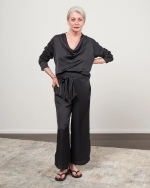 drift long sleeve evi top - black