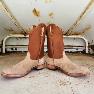 Fenoglio Picosa Creek Exclusive *Limited Edition* Tan Victoria Roughout w/Grizzly Tan - The LeGrand Boot - FB00101818
