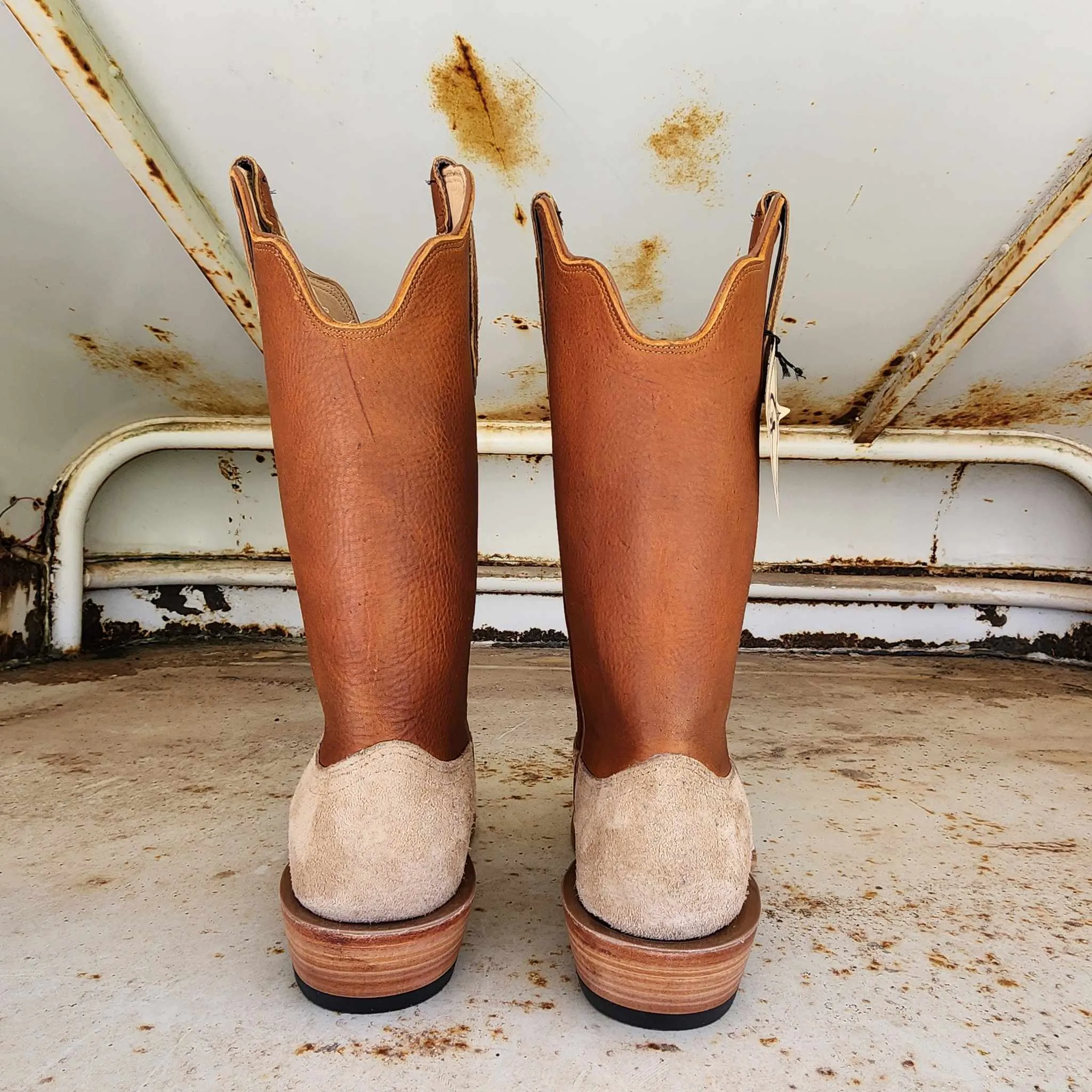 Fenoglio Picosa Creek Exclusive *Limited Edition* Tan Victoria Roughout w/Grizzly Tan - The LeGrand Boot - FB00101818
