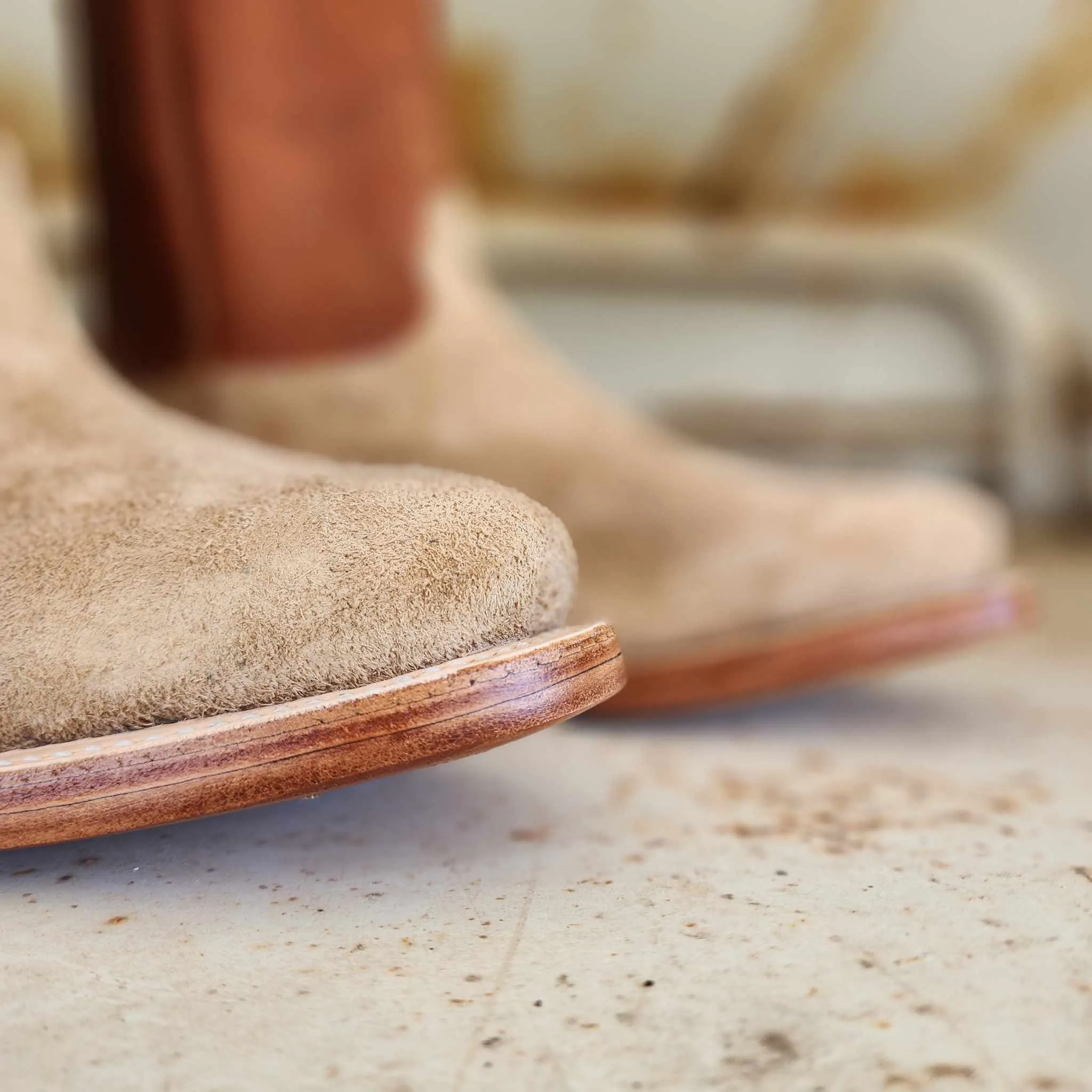 Fenoglio Picosa Creek Exclusive *Limited Edition* Tan Victoria Roughout w/Grizzly Tan - The LeGrand Boot - FB00101818