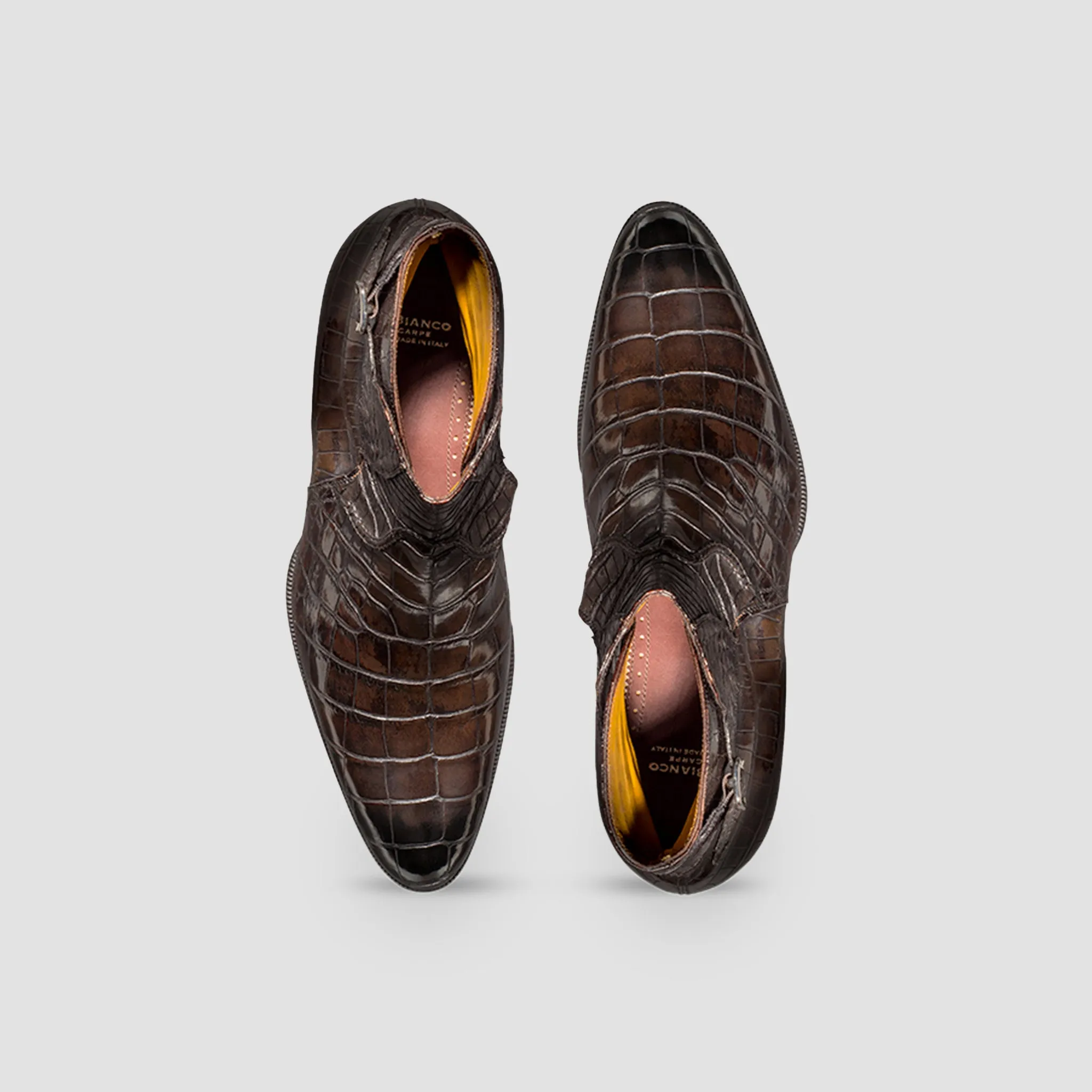 Ferrara Alligator Boot Nero Fondente