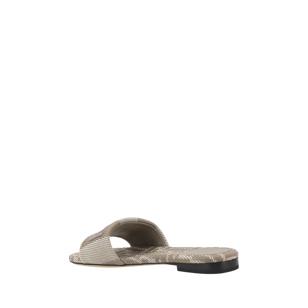 FF embroidery Sandals