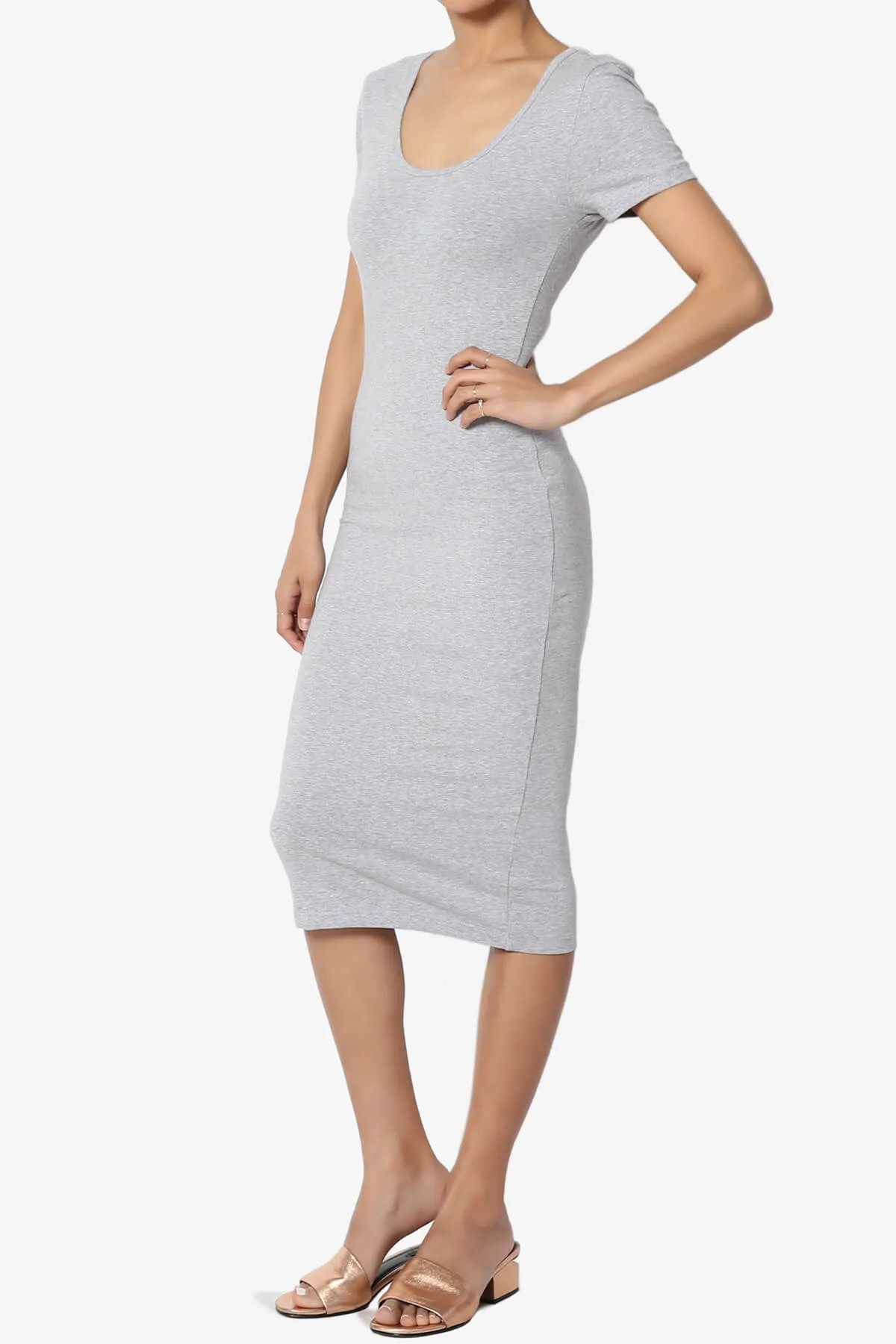 Fontella Short Sleeve Bodycon Dress