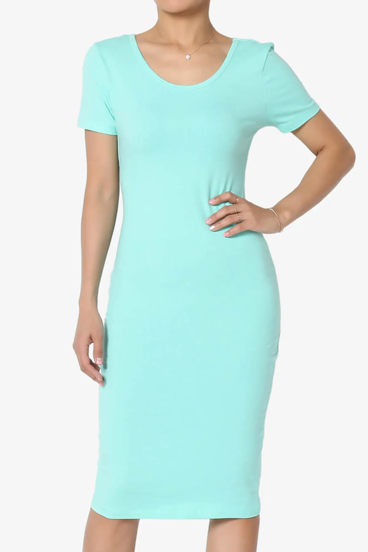 Fontella Short Sleeve Bodycon Dress