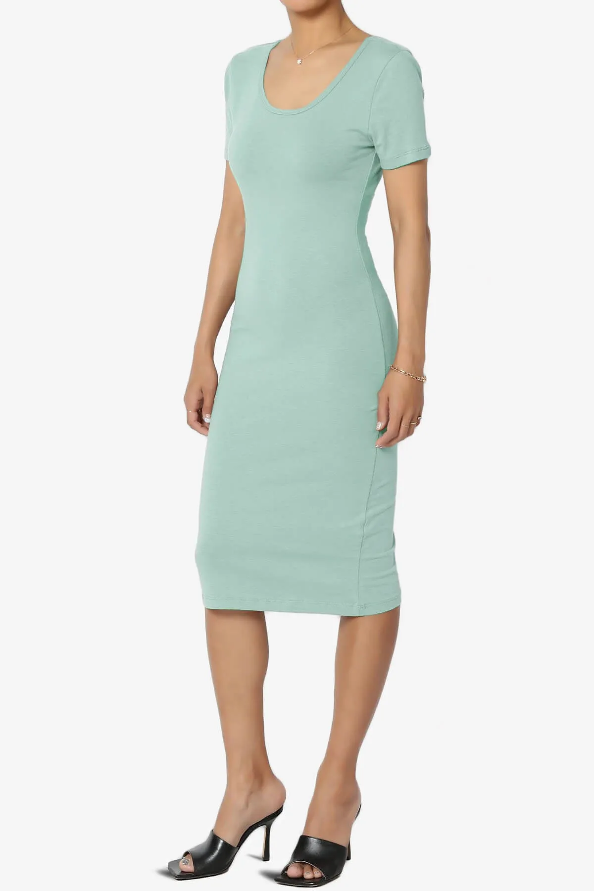 Fontella Short Sleeve Bodycon Dress