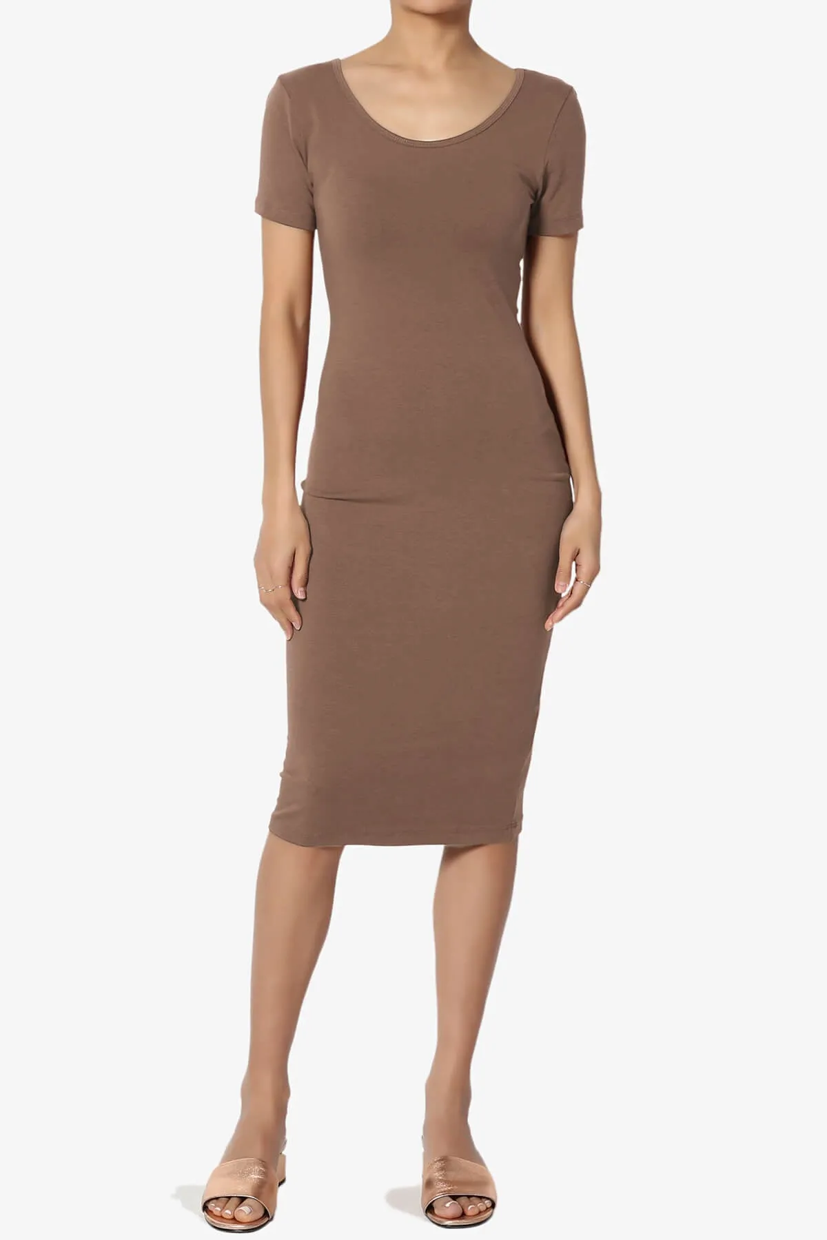 Fontella Short Sleeve Bodycon Dress