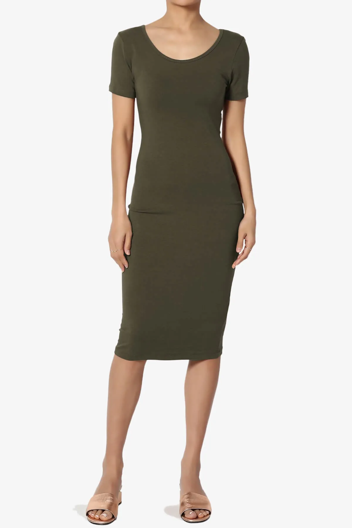 Fontella Short Sleeve Bodycon Dress