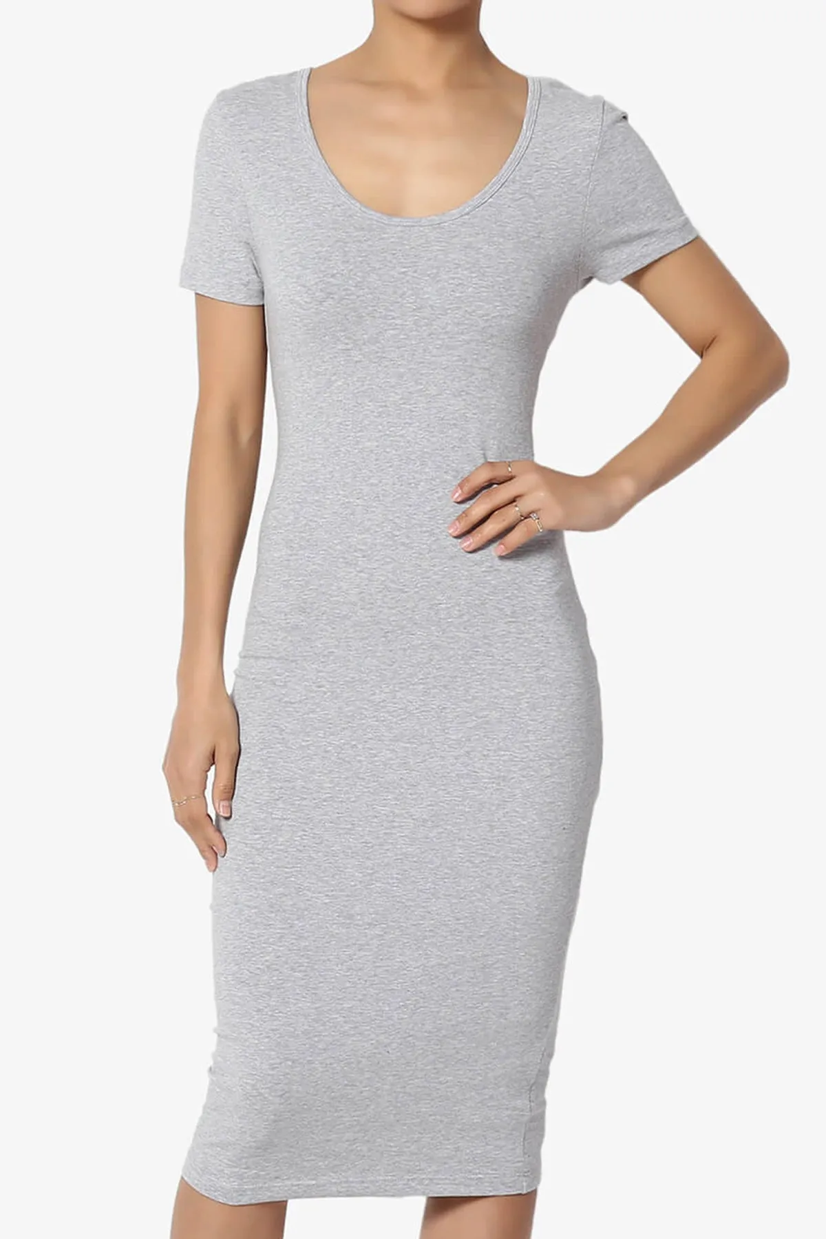 Fontella Short Sleeve Bodycon Dress