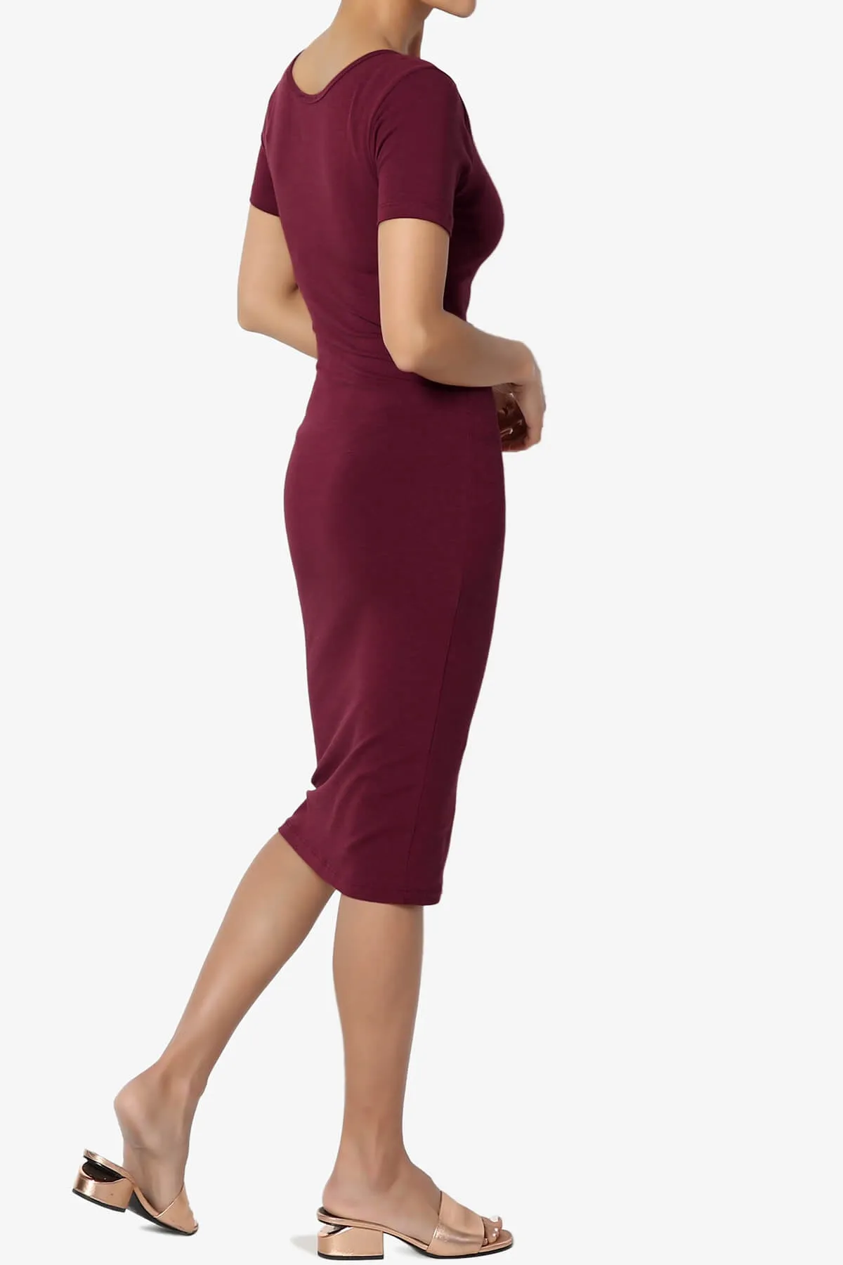 Fontella Short Sleeve Bodycon Dress