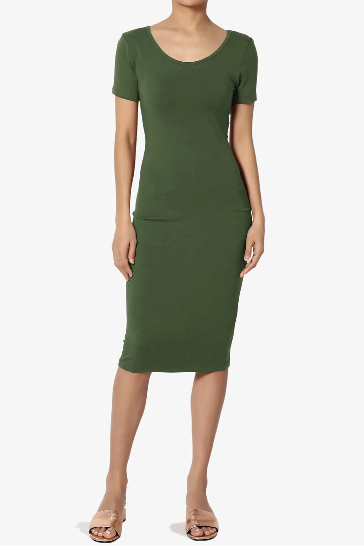 Fontella Short Sleeve Bodycon Dress