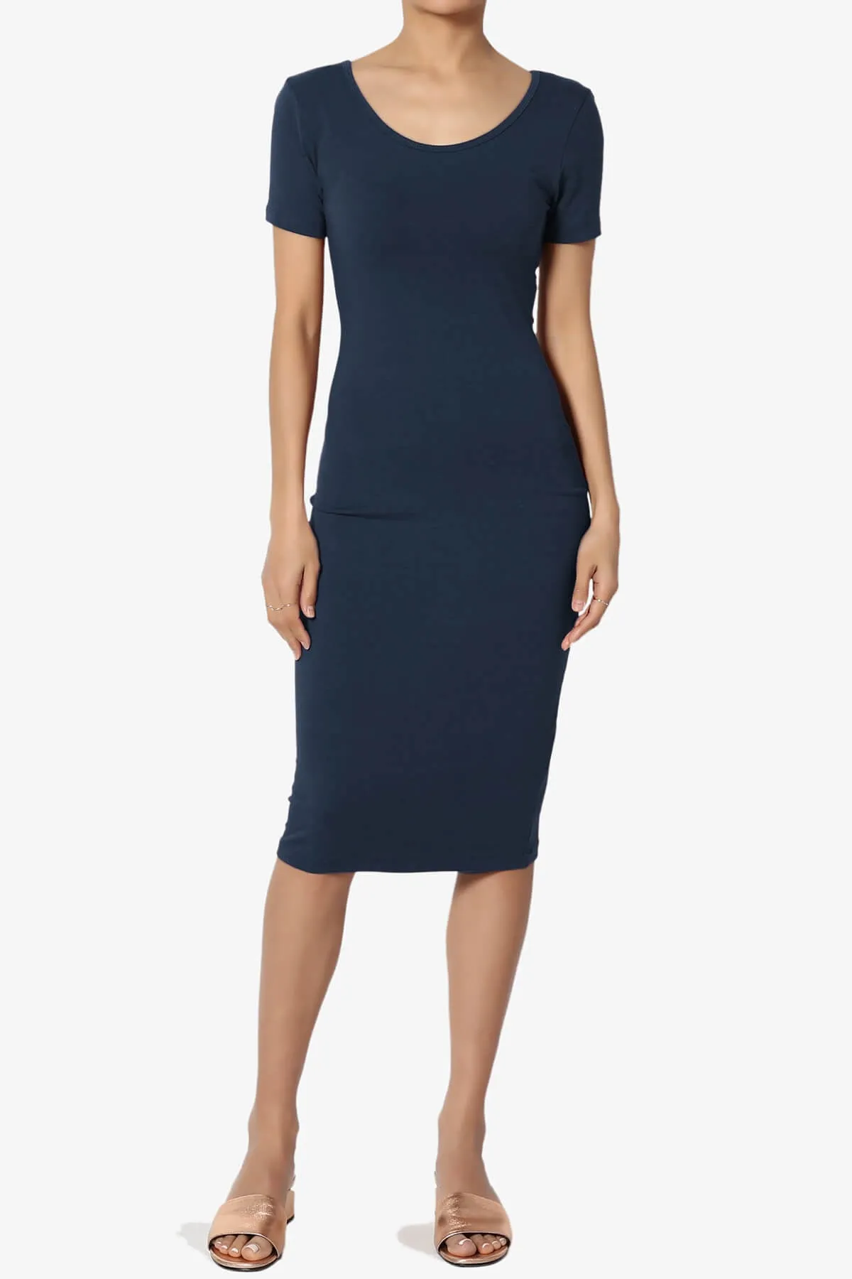 Fontella Short Sleeve Bodycon Dress