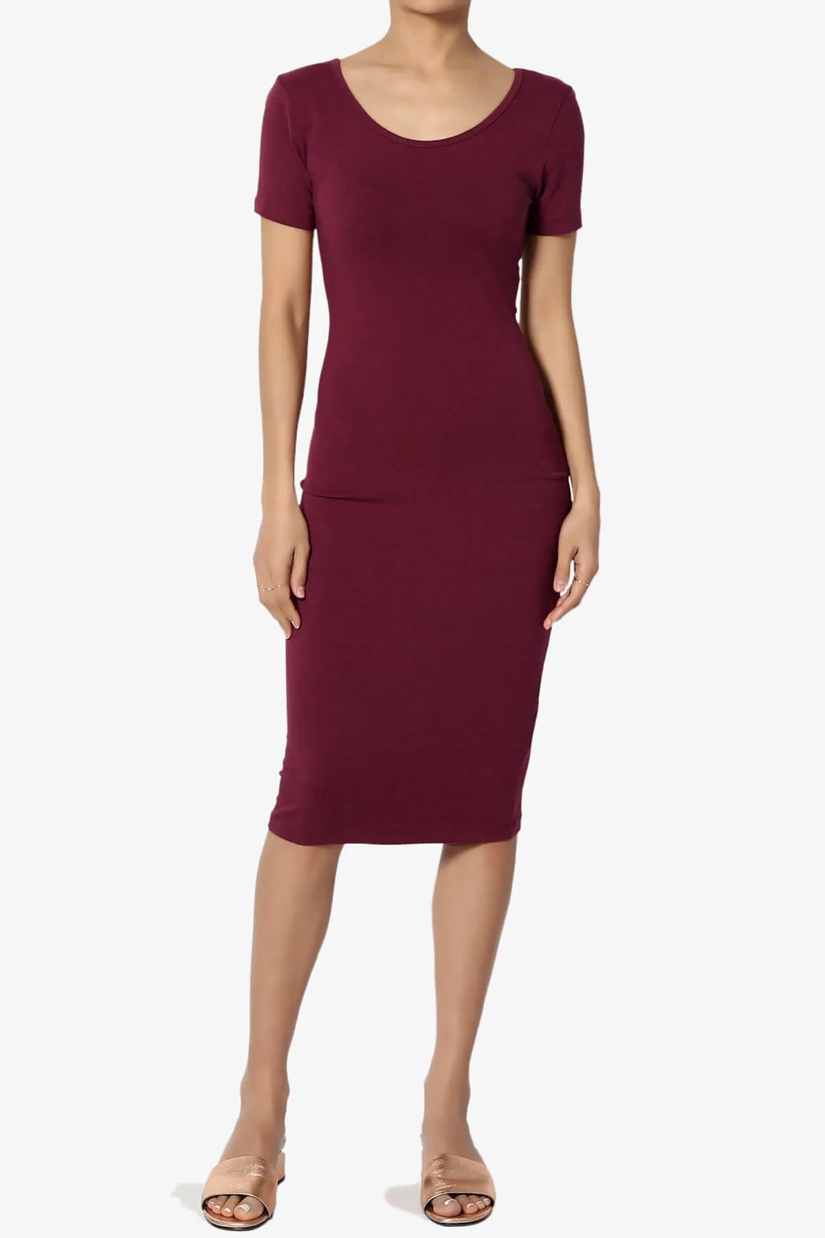 Fontella Short Sleeve Bodycon Dress