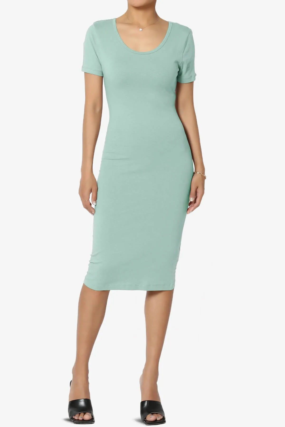 Fontella Short Sleeve Bodycon Dress