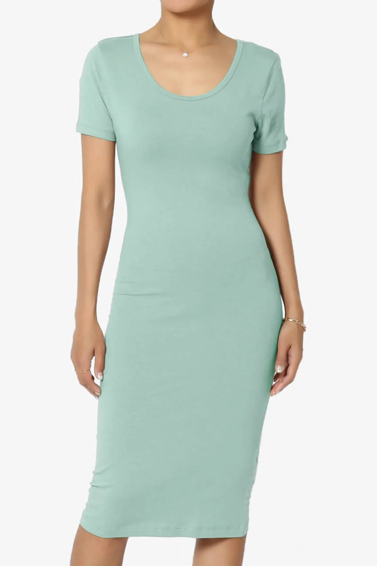 Fontella Short Sleeve Bodycon Dress