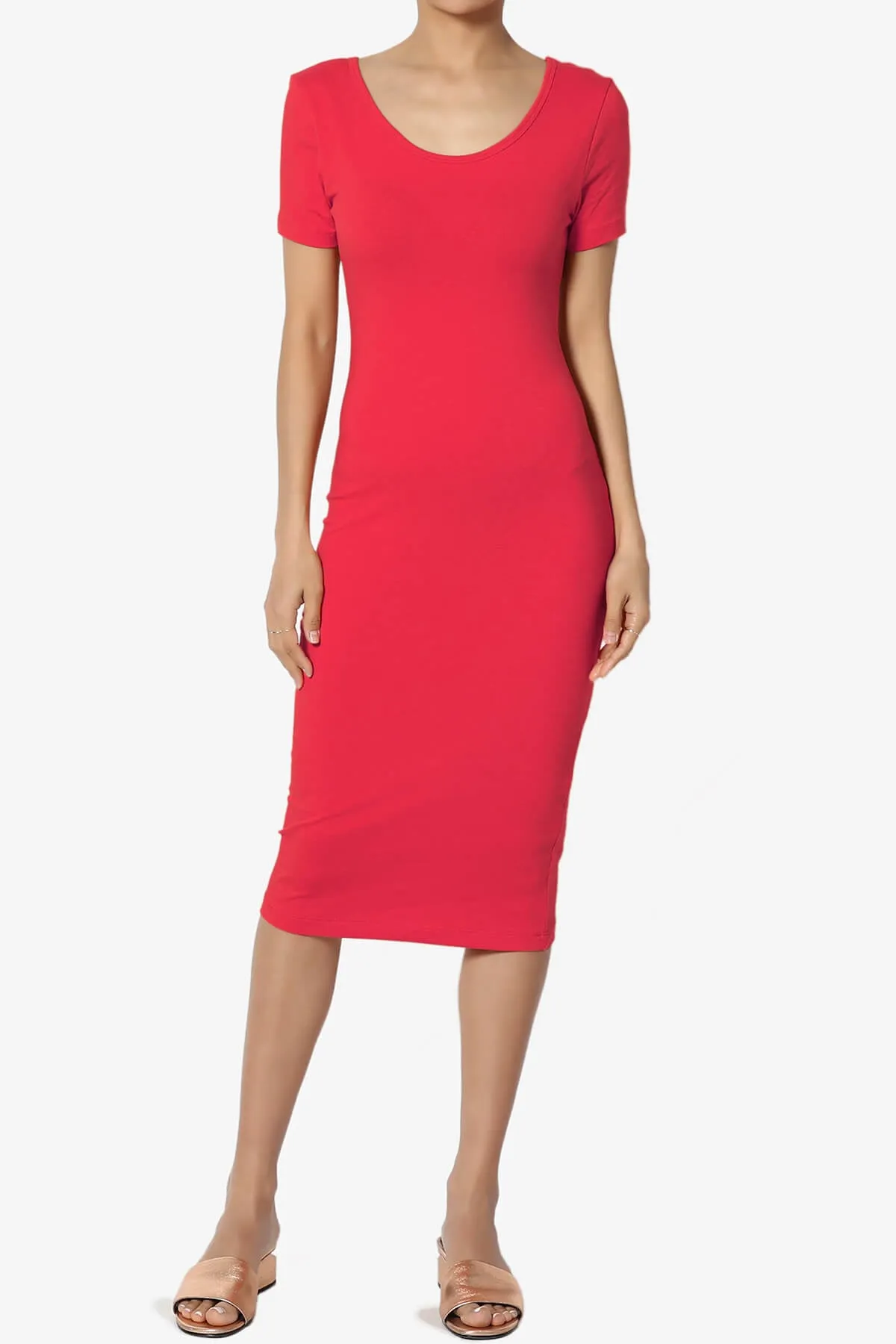 Fontella Short Sleeve Bodycon Dress