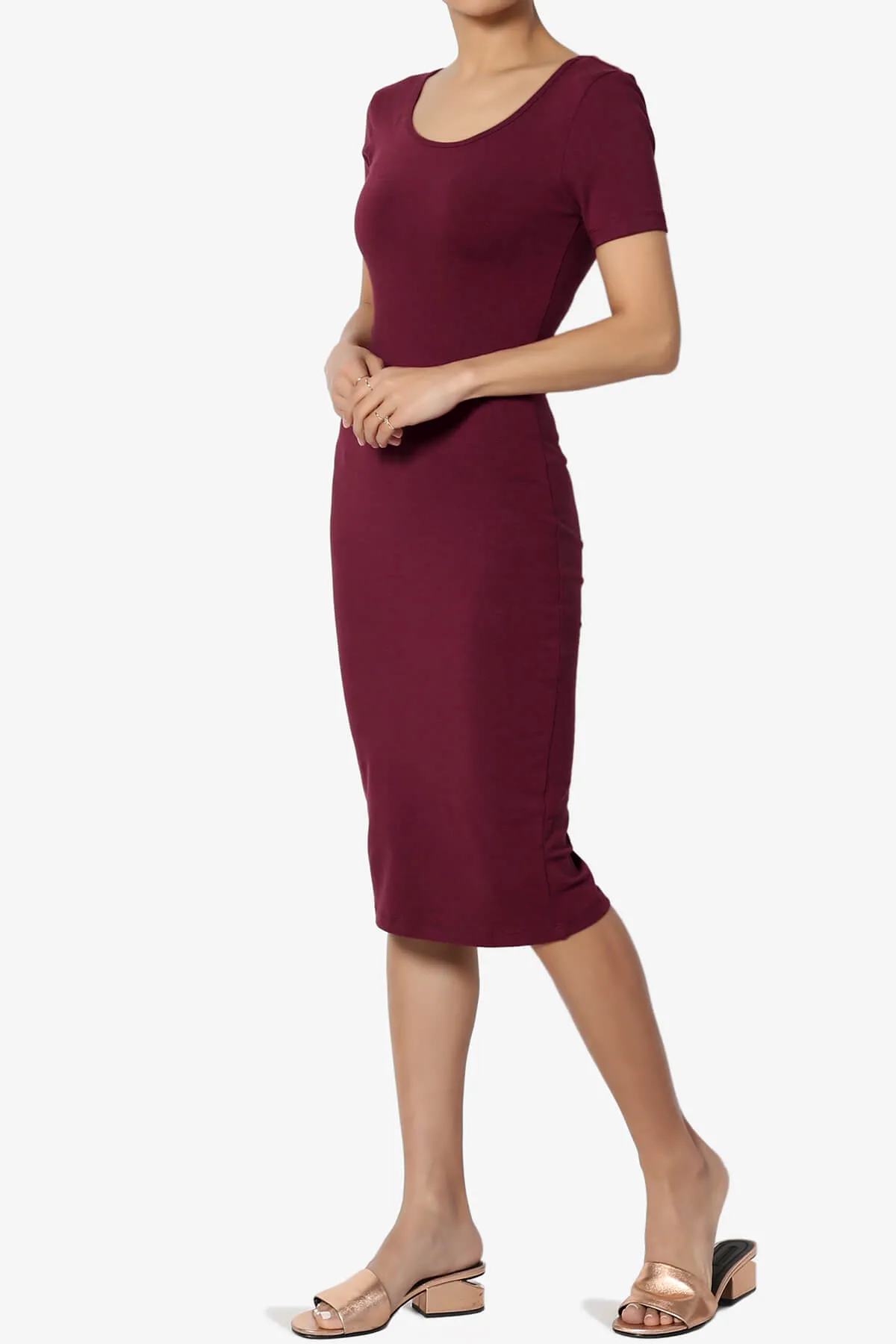 Fontella Short Sleeve Bodycon Dress