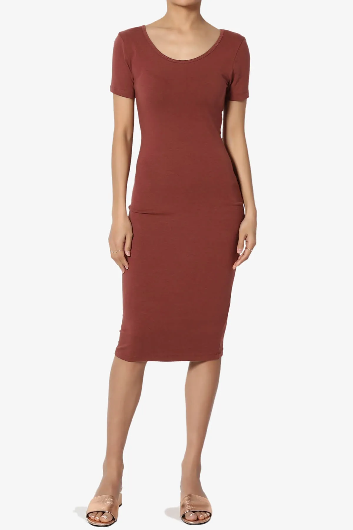 Fontella Short Sleeve Bodycon Dress