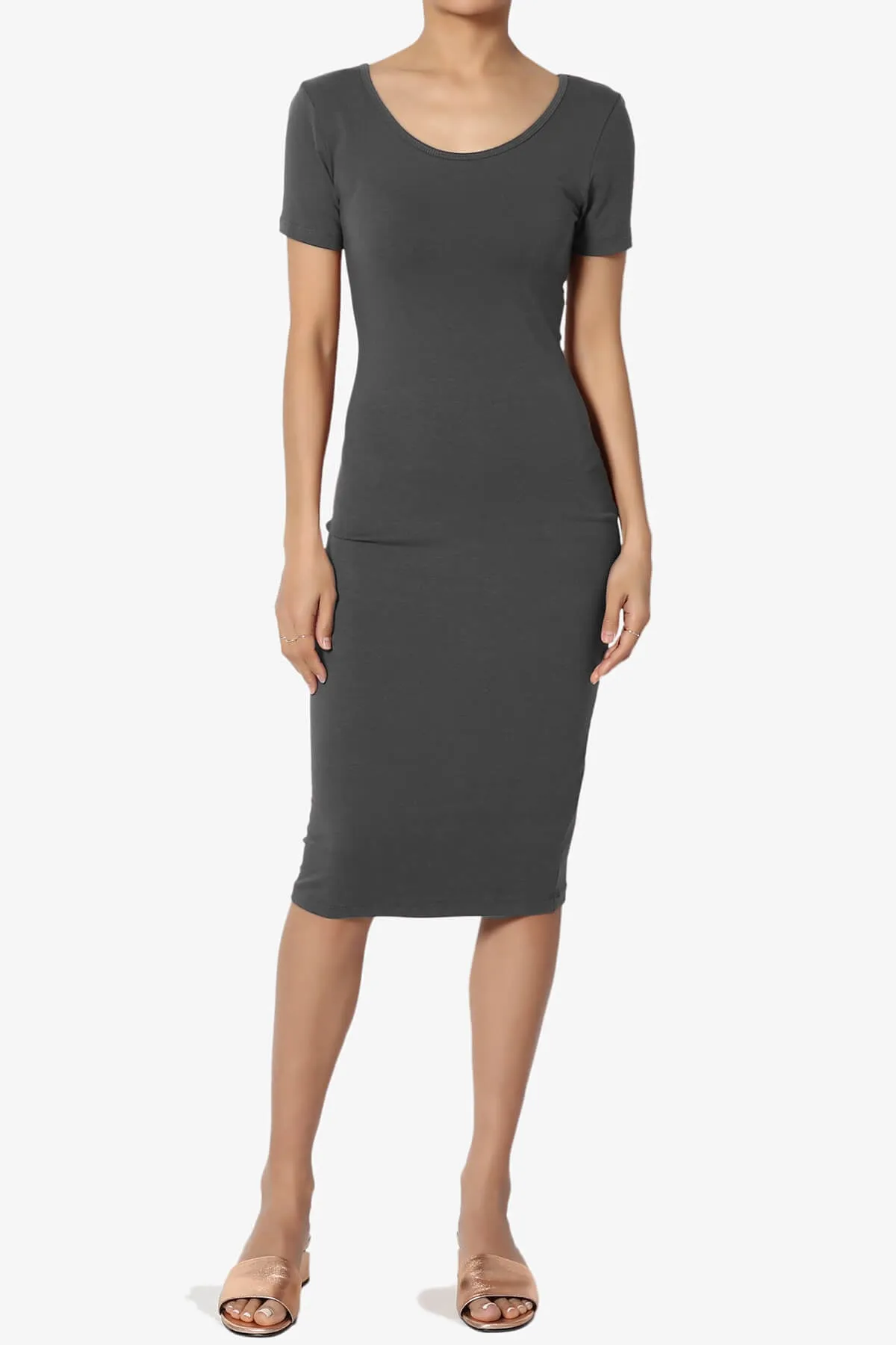 Fontella Short Sleeve Bodycon Dress