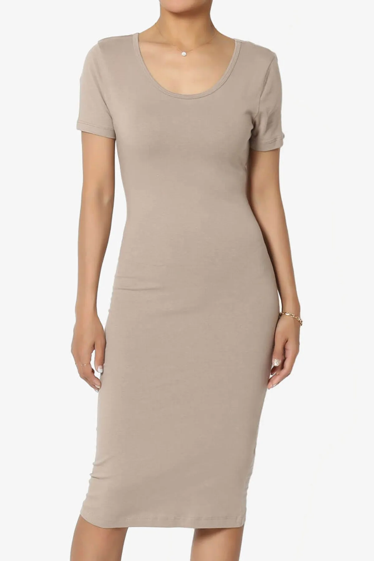 Fontella Short Sleeve Bodycon Dress