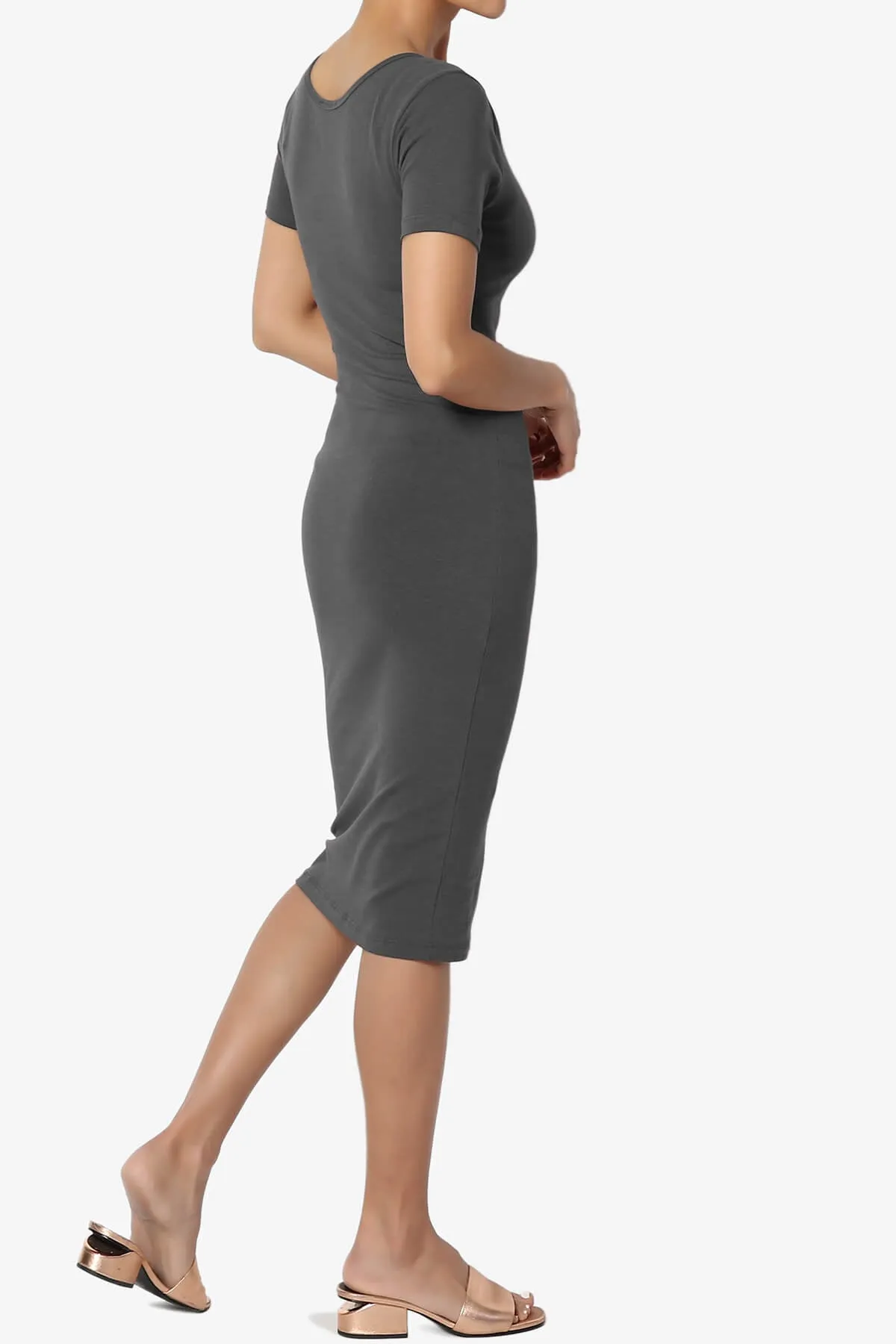 Fontella Short Sleeve Bodycon Dress