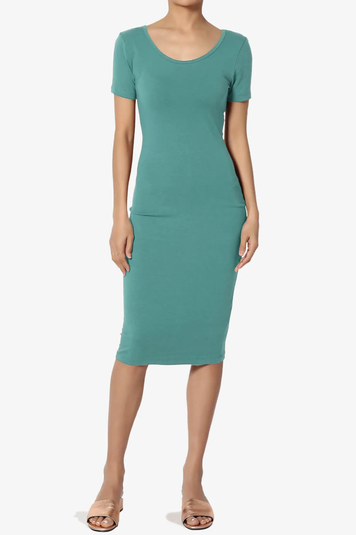 Fontella Short Sleeve Bodycon Dress