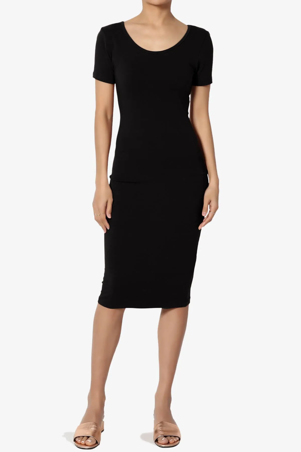 Fontella Short Sleeve Bodycon Dress