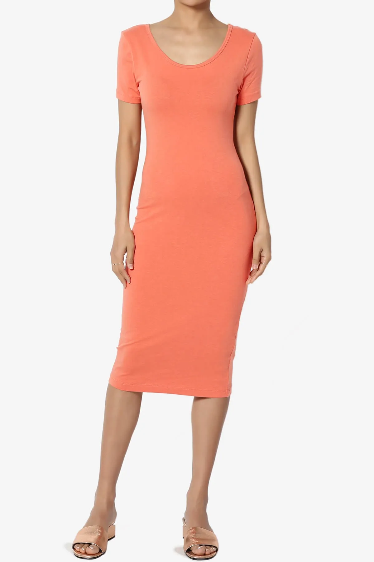 Fontella Short Sleeve Bodycon Dress
