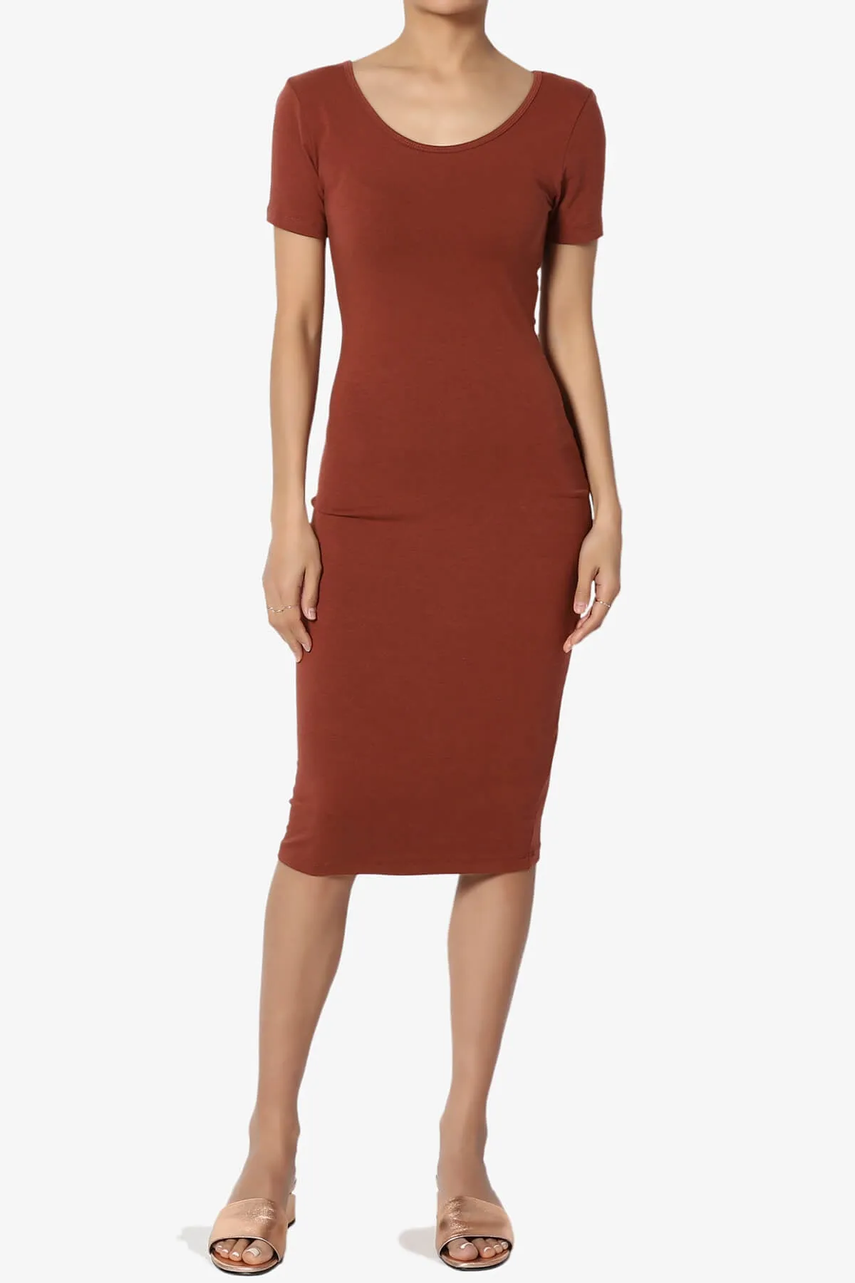 Fontella Short Sleeve Bodycon Dress