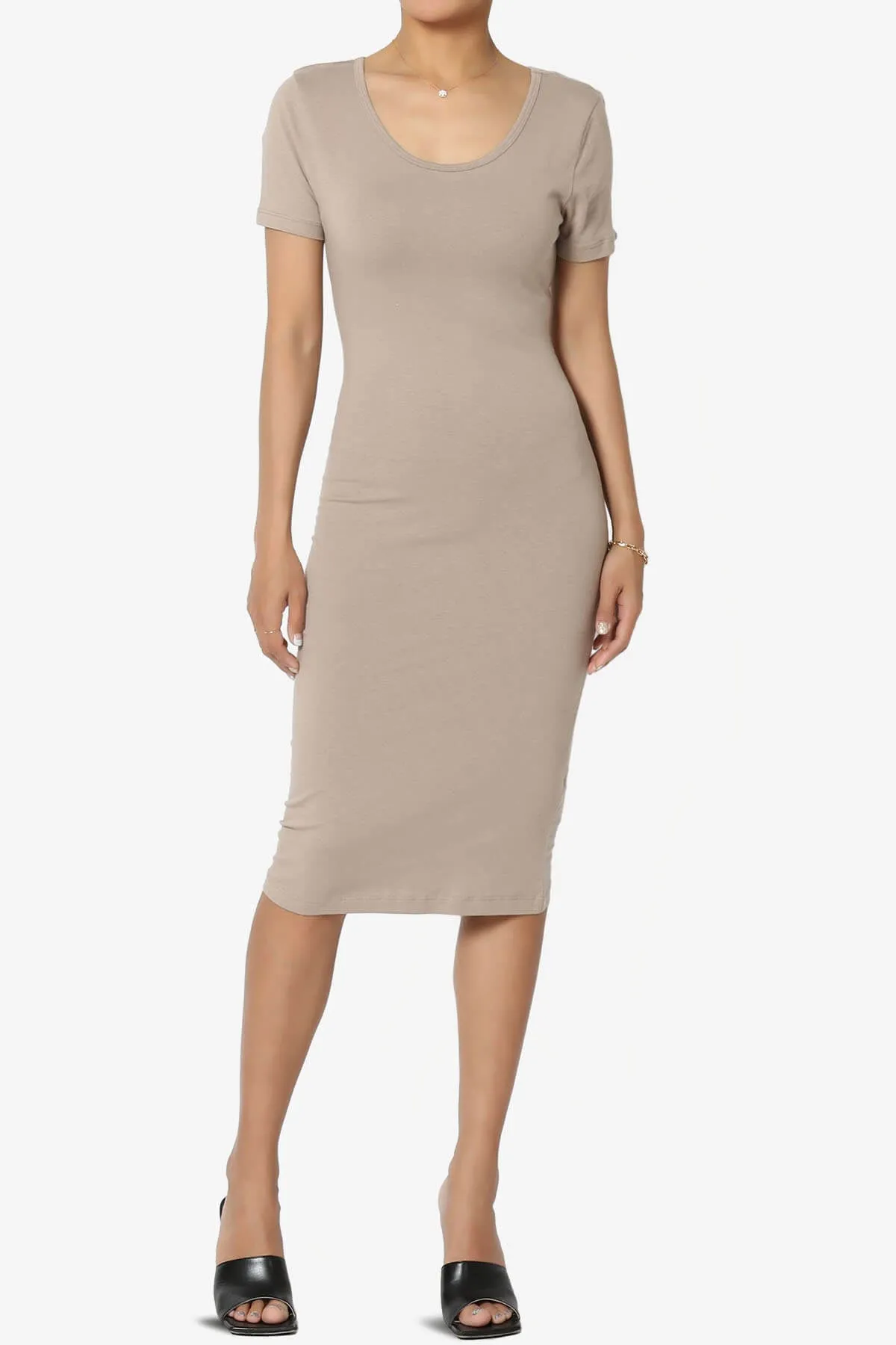 Fontella Short Sleeve Bodycon Dress