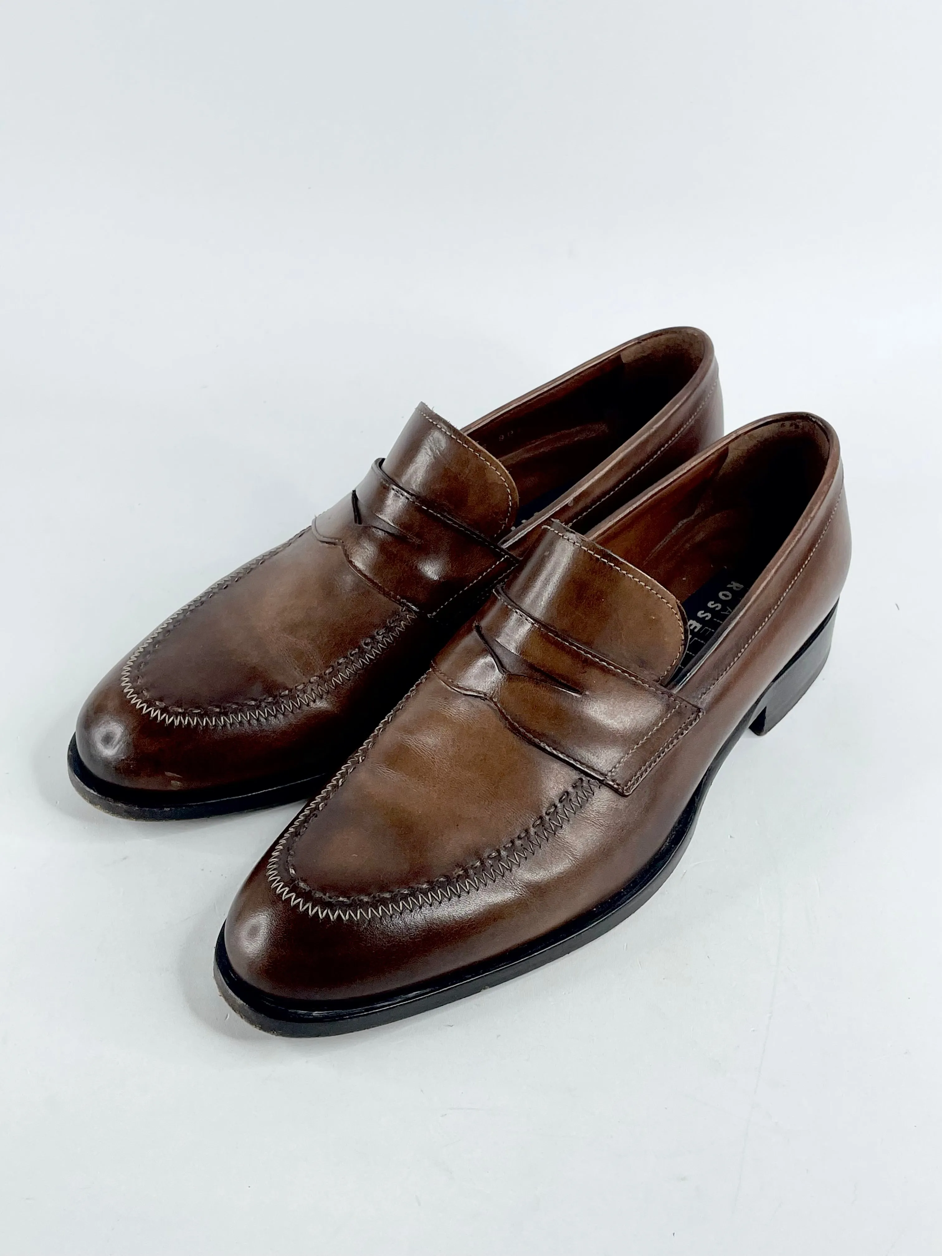 Fratelli Rossetti Mocha Leather Loafers - EU39.5