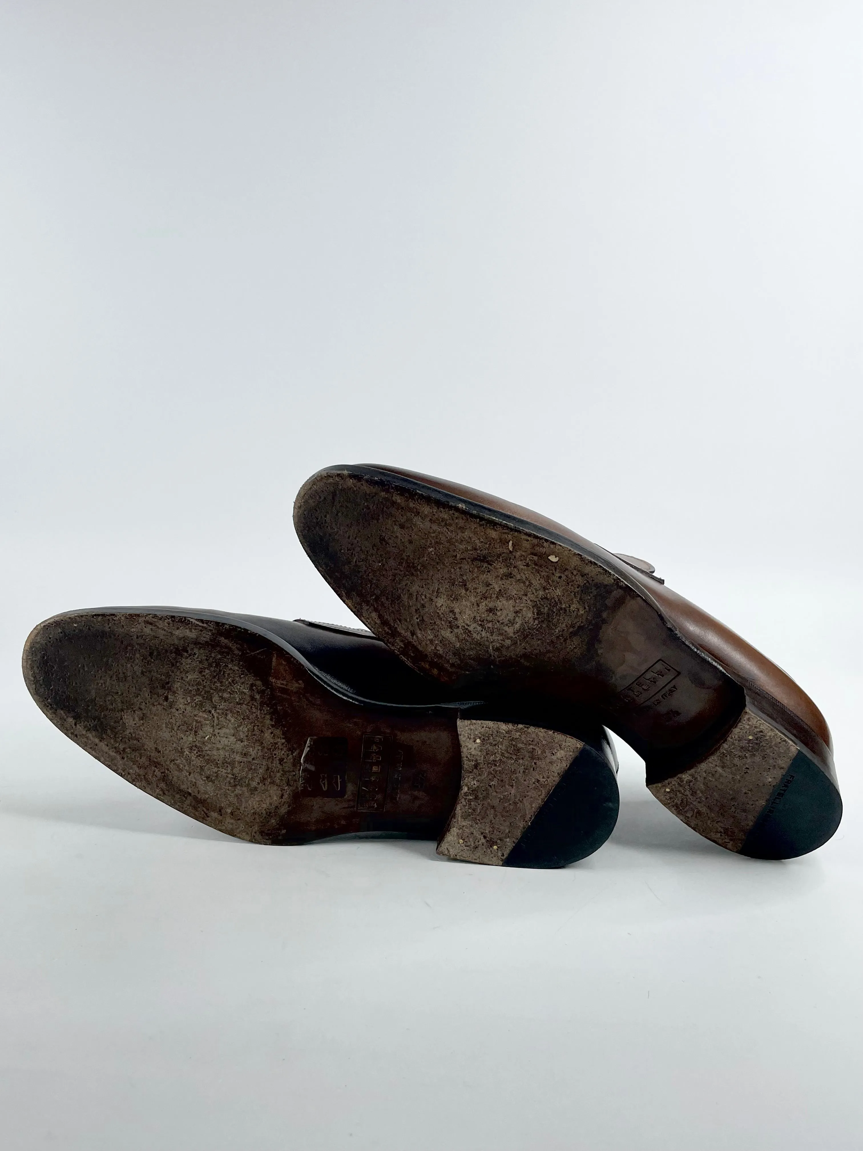 Fratelli Rossetti Mocha Leather Loafers - EU39.5