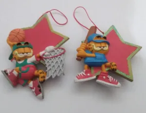 Garfield Christmas Ornaments Sports Musical
