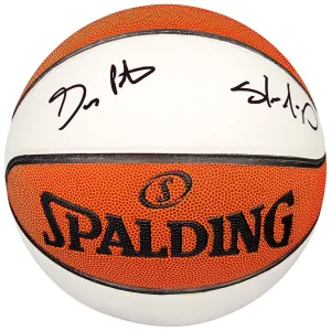 GARY PAYTON & SHAWN KEMP AUTOGRAPHED SPALDING BASKETBALL SONICS BECKETT 203415