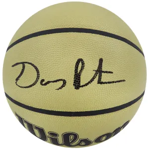 Gary Payton Signed Wilson Gold NBA Basketball - (SCHWARTZ COA)