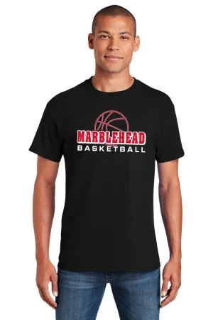 Girls Youth Basketball Heavy Cotton Tee