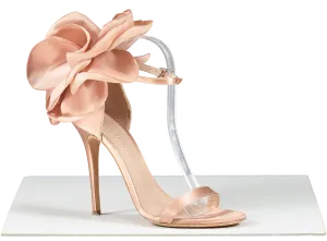 GIUSEPPE ZANOTTI Peony Pink Satin 115mm Heeled Sandals UK 6 EU 39 👠