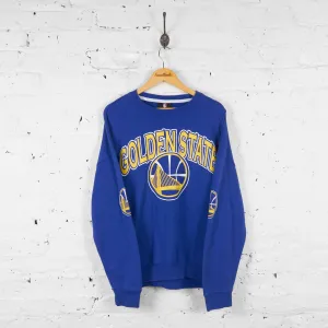 Golden State NBA Warriors Basketball Sweatshirt - Blue - L