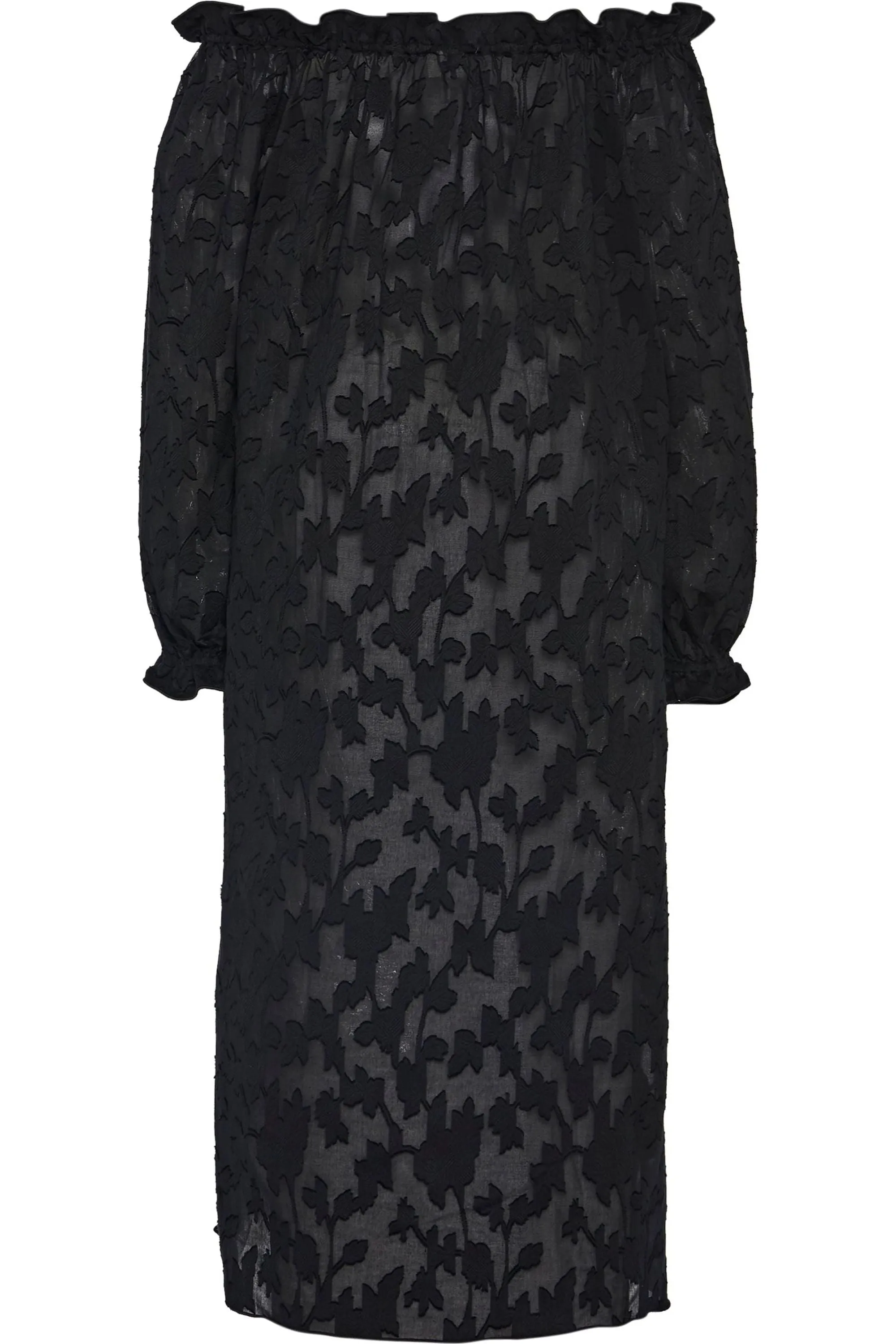 Grace Black Floral Dress