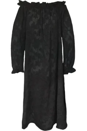 Grace Black Floral Dress