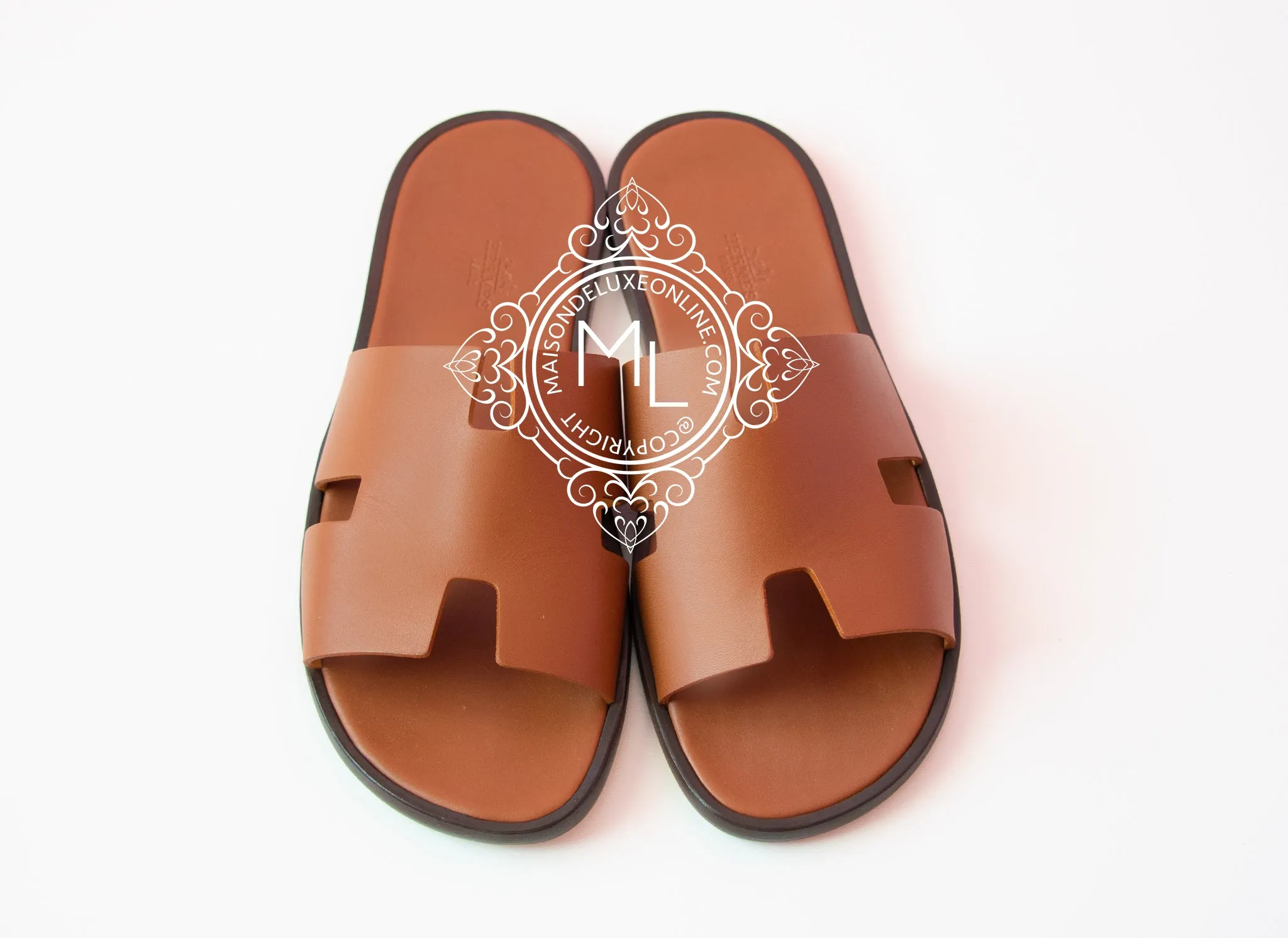 Hermes Men's Gold Izmir Sandal 43 Shoes